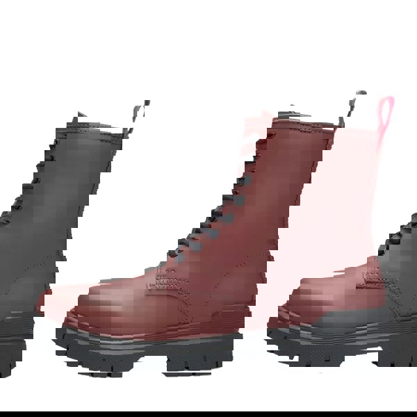 Hugo Mens Ryan Leather Combat Boots - Red