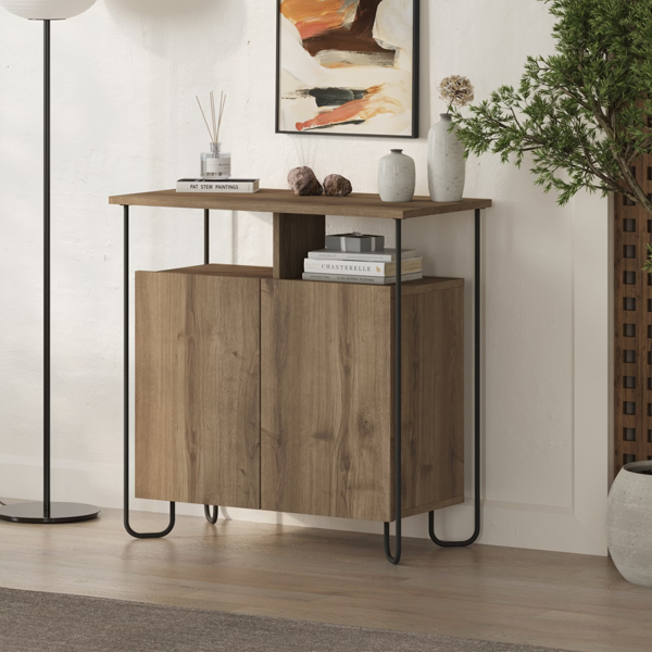 FW Style by invitation Modern 2 Door Sideboard Unit Metal Legs