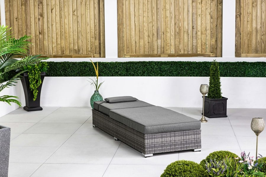 Giardino Rattan Sun Lounger