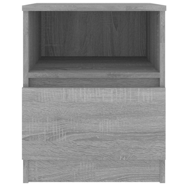 Berkfield Bedside Cabinets 2 pcs Grey Sonoma 40x40x50 cm Engineered Wood