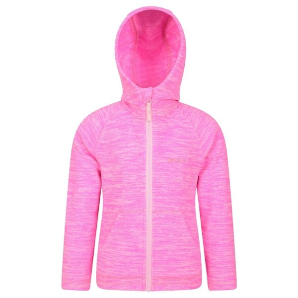 Mountain Warehouse Kids Snowdonia II Full Zip Hoodie - Bright Pink