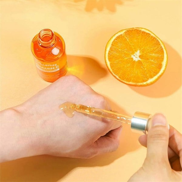 Dr Rashel Vitamin C Serum Brightening & Anti Ageing Facial Serum with Hyaluronic Acid for Face Lines & Wrinkles 50ml
