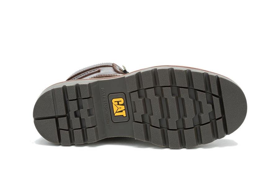 Caterpillar CAT (Caterpillar) Colorado Grader Waterproof Brown Leather Boots