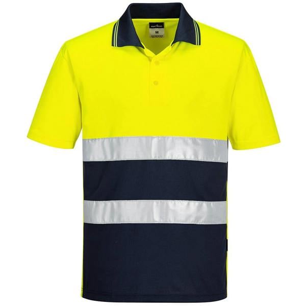 Hi-Vis Lightweight Contrast Polo Shirt S/S - Hi-Vis Trousers