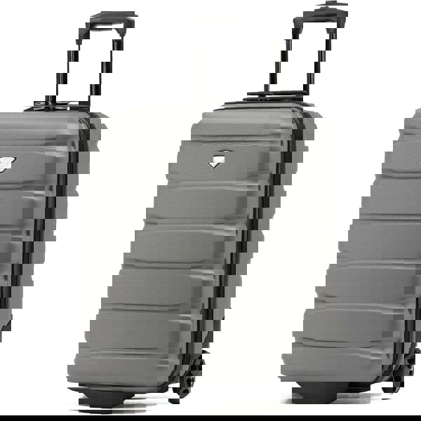 Flight Knight 45x36x20cm EasyJet Free Cabin Bag 2 Wheel Suitcase Hard Shell Carry On