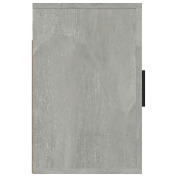 Berkfield Wall-mounted Bedside Cabinet Concrete Grey 50x30x47 cm