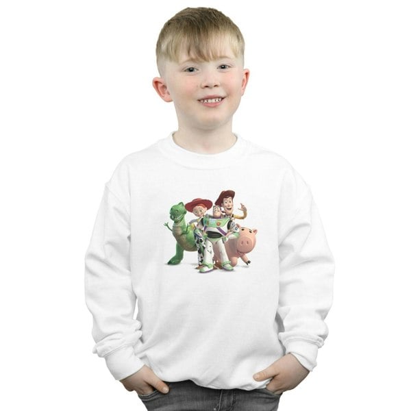 Disney Boys Toy Story 4 Group Sweatshirt - White