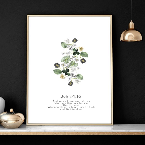 Living room wall prints | set of 3 Christian wall art prints