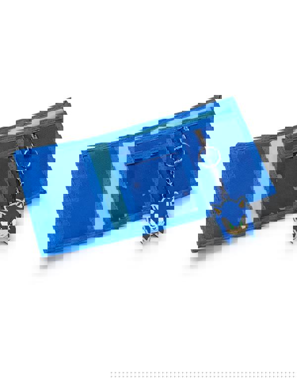 Sonic the Hedgehog Boys Blue Character Velcro Wallet (One Size)