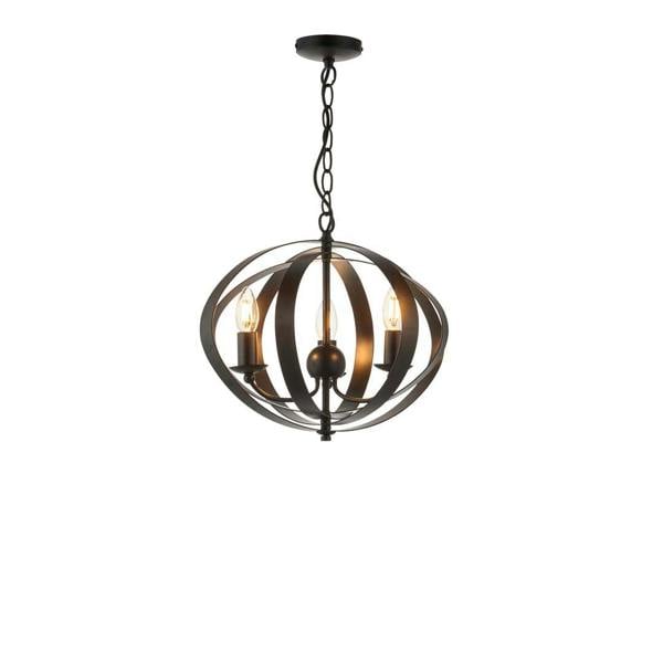Pagazzi Lighting Midnight 3 Light Matte Black Pendant Ceiling Light