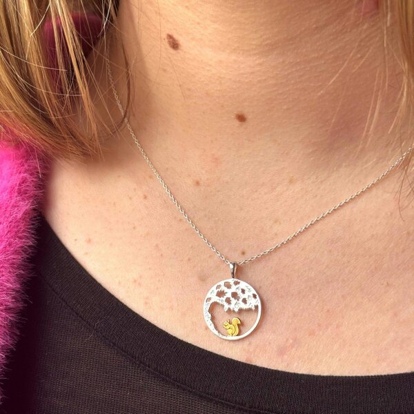 Reeves & Reeves Squirrel Nutkin Necklace