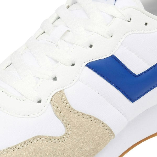 Pony Express White/Electric Blue Trainers