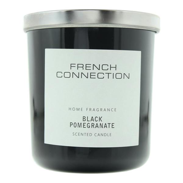 French Connection Black & White Collection Black Pomegranate Candle 245g
