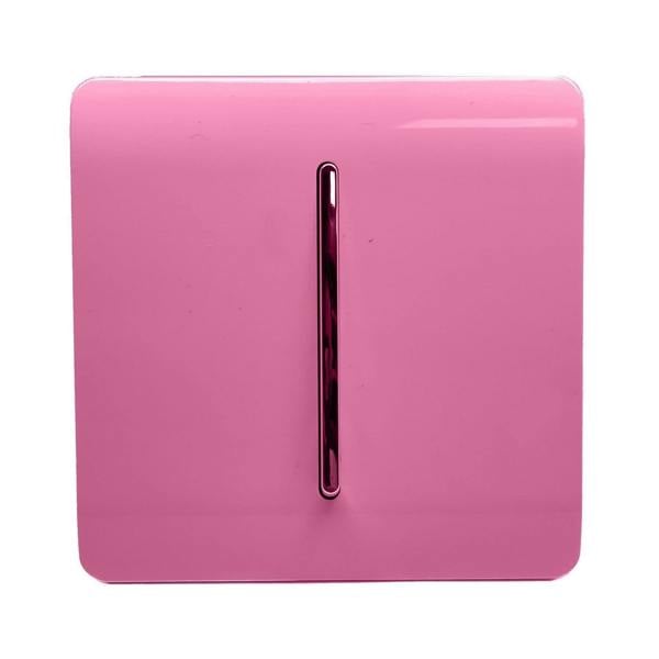 Trendi Switch Screwless 10 Amp Triple Pole Fan Isolator Switch in Candy Pink - FIPK
