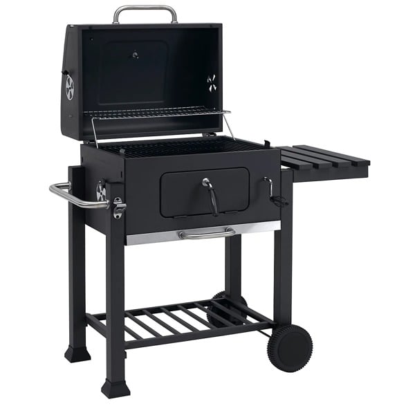 Tepro Toronto Charcoal BBQ Grill - With Side Table