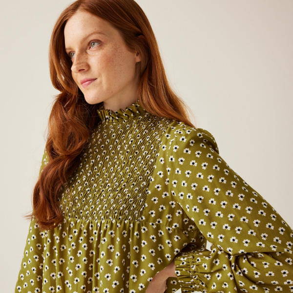 Regatta Women's Orla Kiely Clover Winter Blouse - Olive