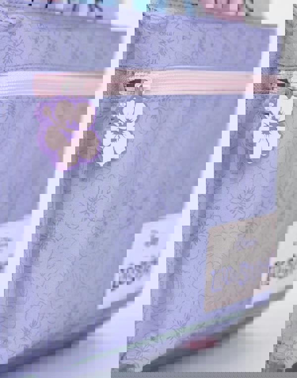 Disney Girls Purple Stitch Backpack (One Size)