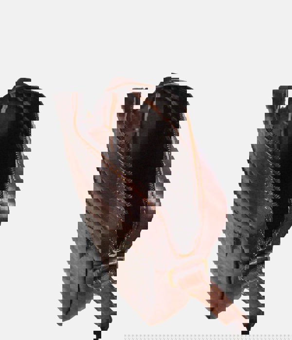 Berber Leather The Martil Small Messenger Bag in Dark Brown