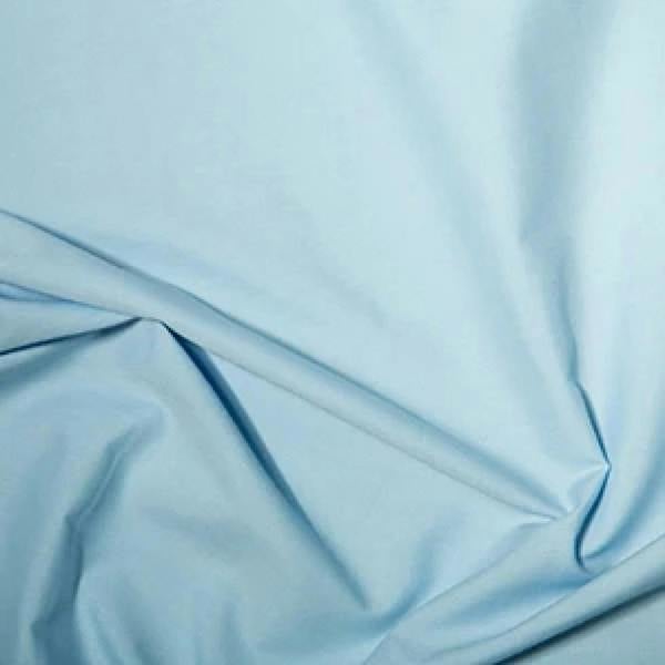 Minerva Core Range Premium Polycotton Dressmaking Fabric per metre, 112.5cm / 44" Wide - Light Blue