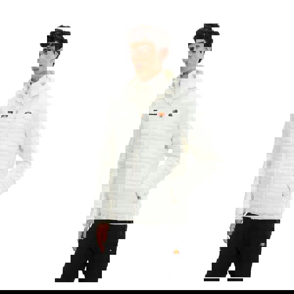 Ellesse Mens Lombardy Padded Jacket - Off White - 