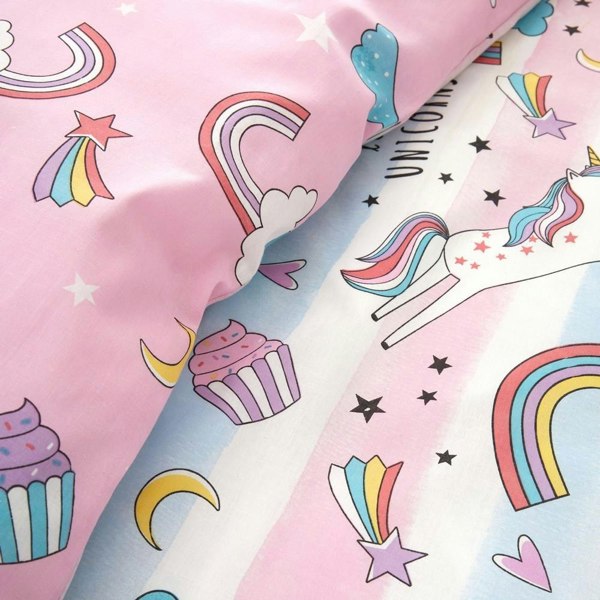 Portfolio Home Dreamy Unicorns Duvet Cover Set