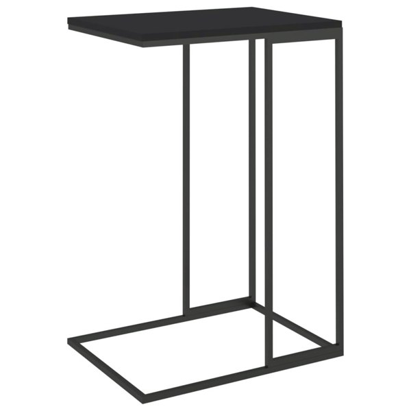 Berkfield Side Table Black 40x30x59 cm Engineered Wood