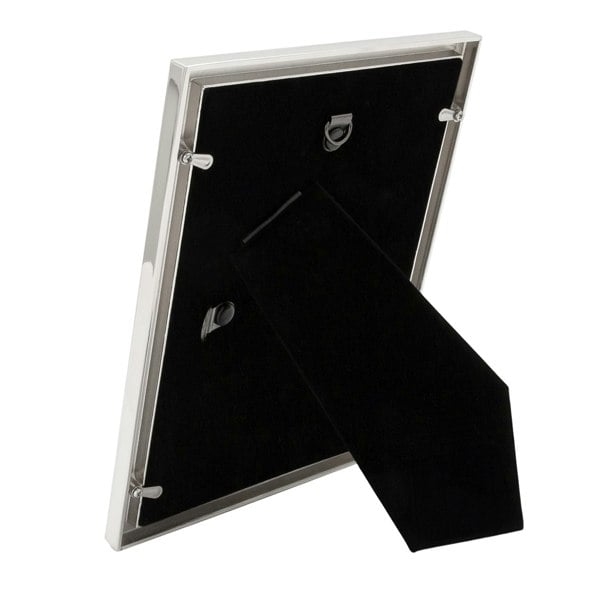 Beautiful Grey Mother of Pearl 5 x 7 Picture Frame with Nickel Trim Image 4