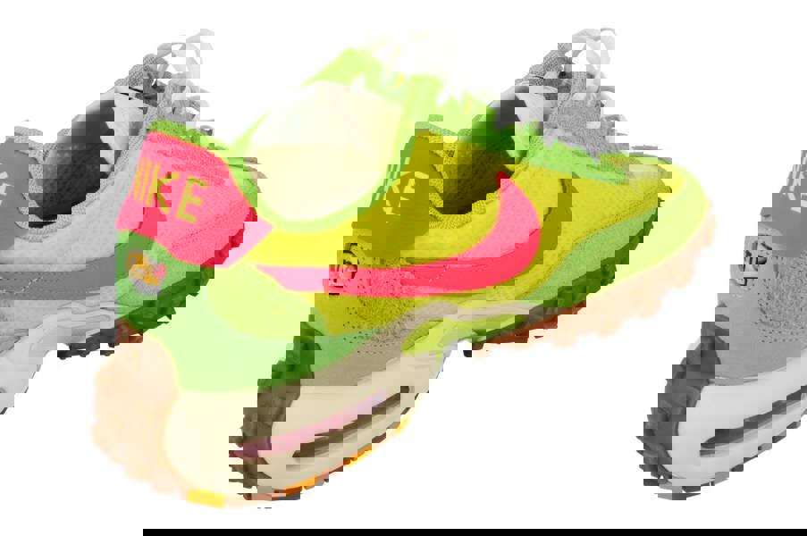 Nike Air Max Waffle Sp 2 Mens Trainers Ib3656  300 - Electro Lime Flash Crimson 300 - Photo 2