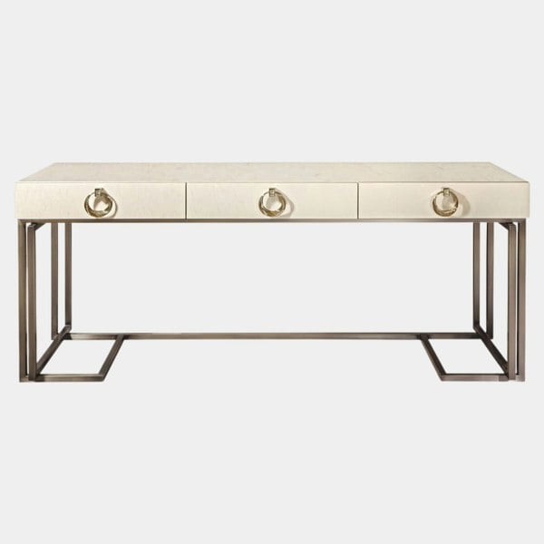 Cantori Gracia Brushed Bronze Console Table