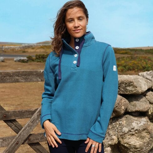Lazy Jacks LJ301 - Ladies Pique Sweatshirt - Teal