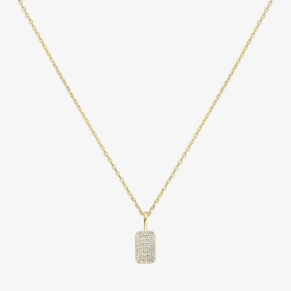 Ania Haie Sunny Sparkler 14ct Gold Plate Pave Pendant Necklace N064-01G