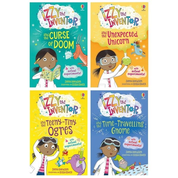 Izzy the Inventor Series By Zanna Davidson 4 Books Collection Set