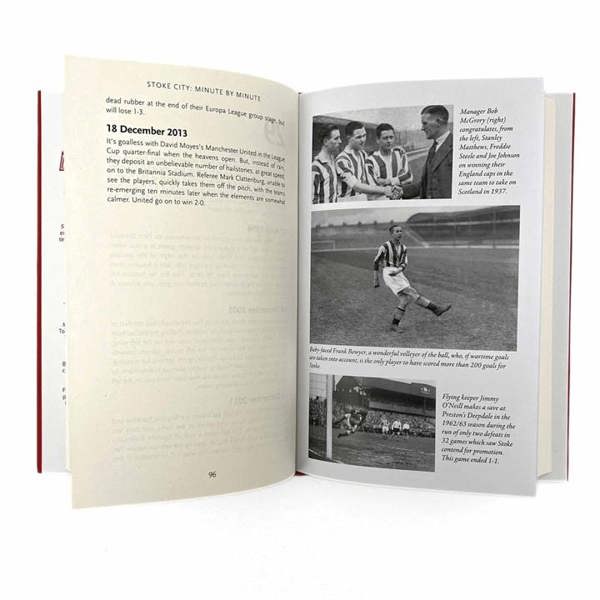 Stoke City FC Minute By Minute Book, Sport Books, Sports, Gift