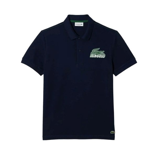 Lacoste Mens Short-Sleeved Polo Shirt - Blue