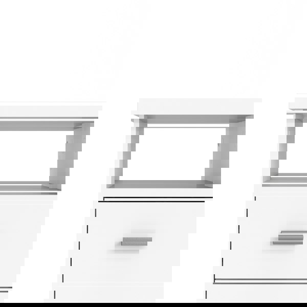 Furniture To Go Function Plus 4 Drawer Desk in White