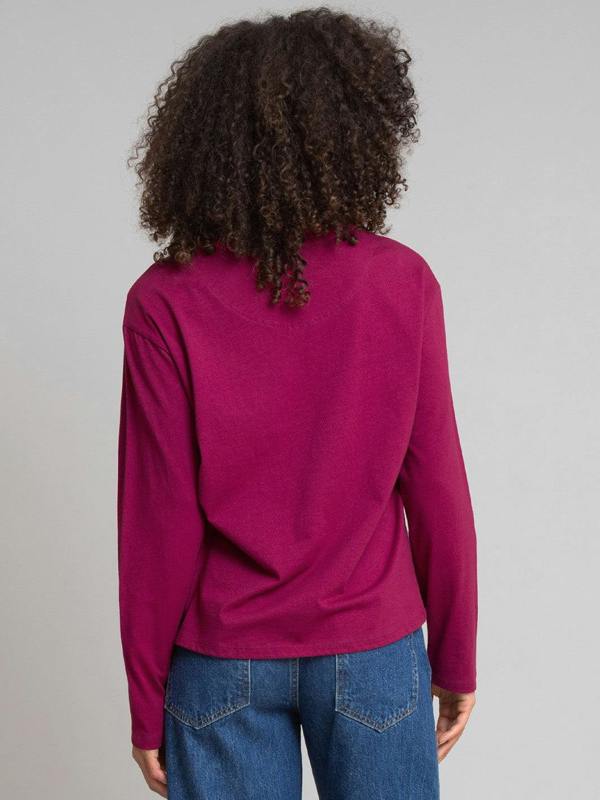 Kite Womens Organic Oxbridge Jersey T-Shirt Damson