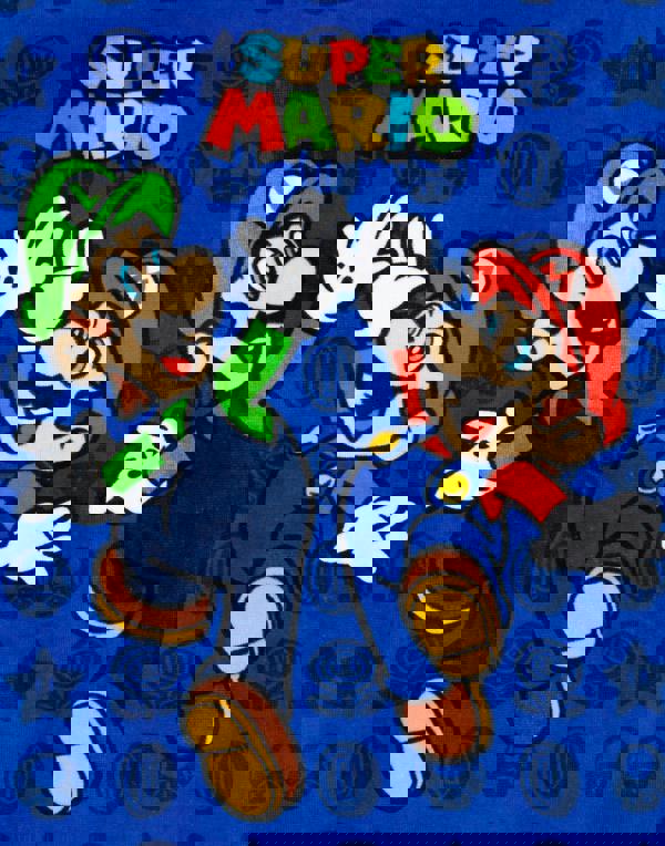 Nintendo Boys Multicoloured Character Placement Print Poncho Towel (One Size)