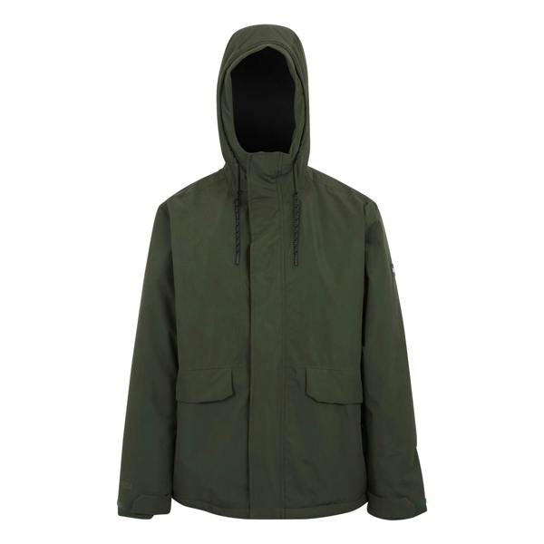 Regatta Mens Sterlings Insulated Waterproof Jacket - Dark Khaki - 