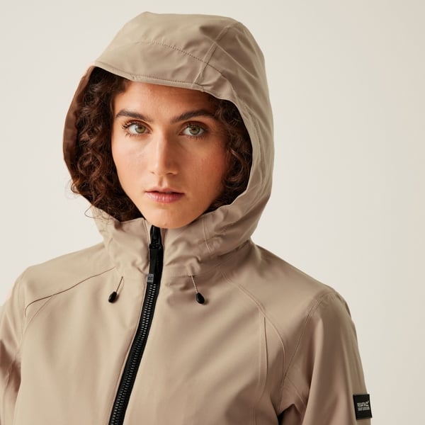 Regatta Women's Denbury V 3 in 1 Waterproof Jacket - Warm Taupe / Black