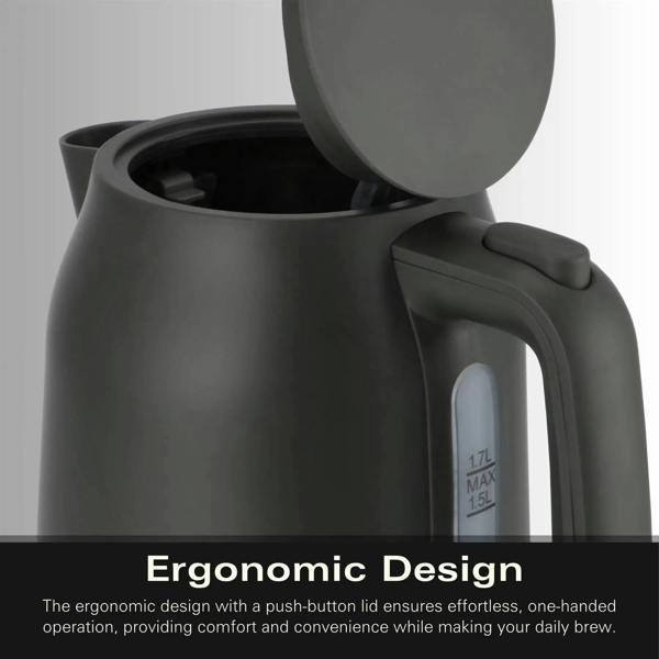 Hamilton Beach Ella Kettle & Toaster Set - Matte Charcoal - Hamilton Beach UK