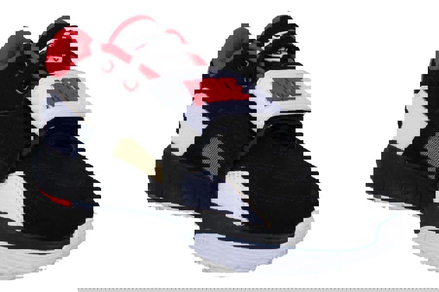 Nike Lebron Prime 93 Mens Basketball Trainers Hq3480  001 - Black White Fire Red 001 - Photo 3