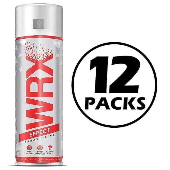 WRX 12X WRX Metallic Grey Spray Paint 400ml