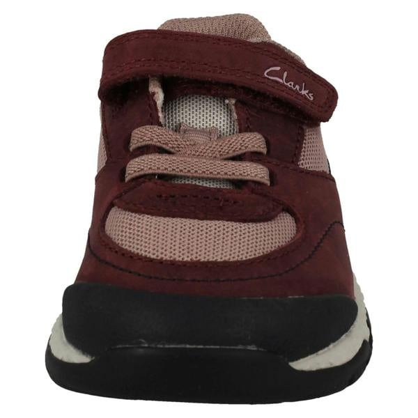Clarks Childrens Clarks Casual Hook And Loop Fastening Trainers Steggy Stride
