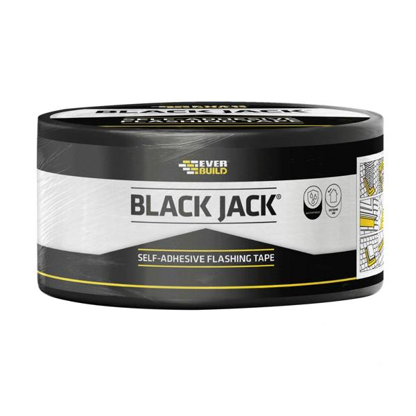 Everbuild Sika Black Jack Flashing Tape, Trade - Multi Colour - 