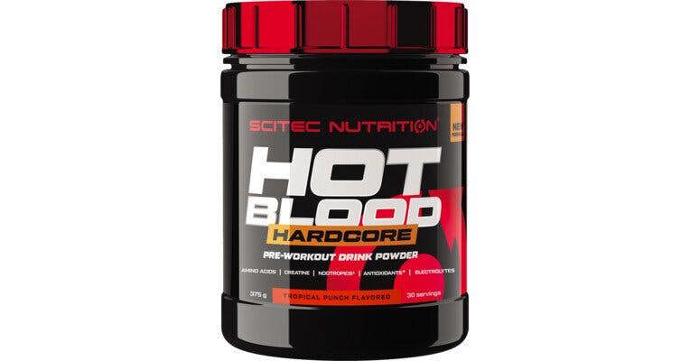 SciTec Hot Blood Hardcore, Tropical Punch - 375g