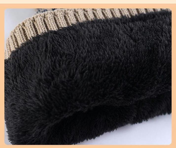 Anniou Knitted Beanie, Scarf and Gloves Set
