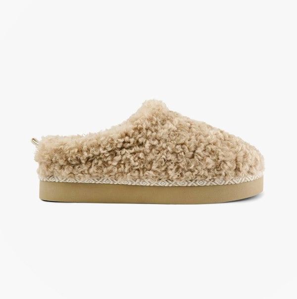 Bedroom Athletics ALICIA Womens Mule Slippers Biscuit