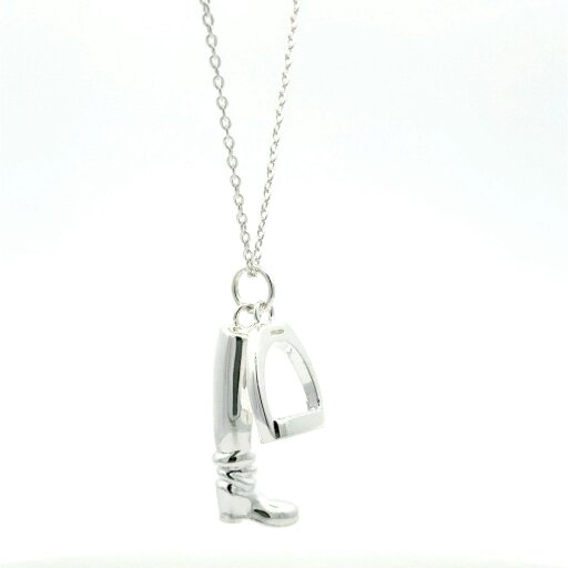Reeves & Reeves Supersize Boot and Stirrup Necklace
