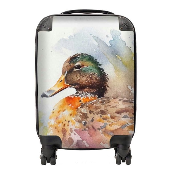 Warren Reed Mallard Watercolour Suitcase