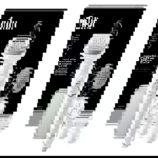 Braun Silk·épil 9, Wet & Dry Epilator, Lasting Smooth Skin, 9-061, Silver